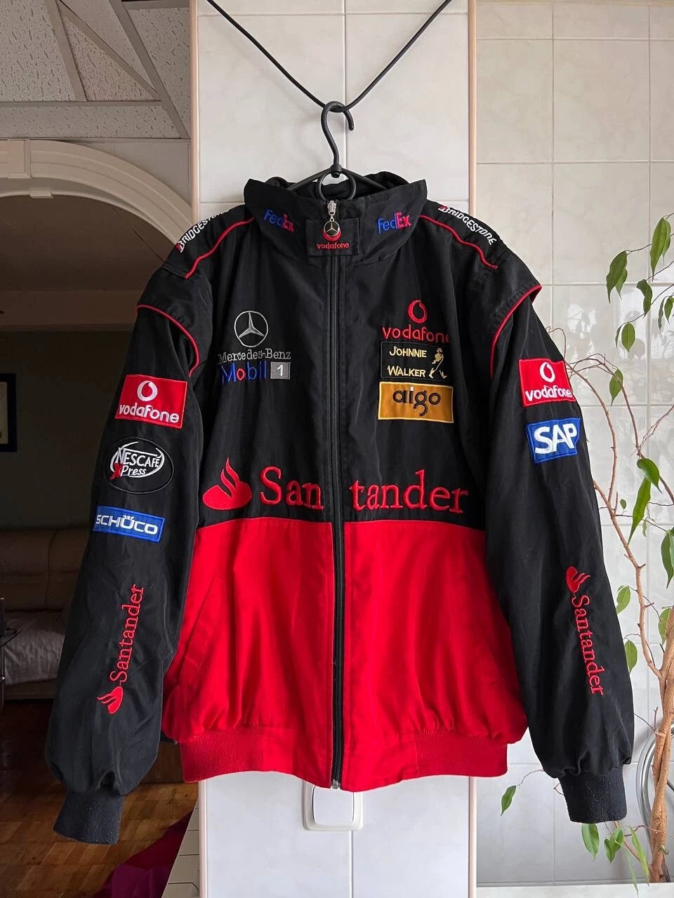 Vodafone McLaren Mercedes Jacket - Red